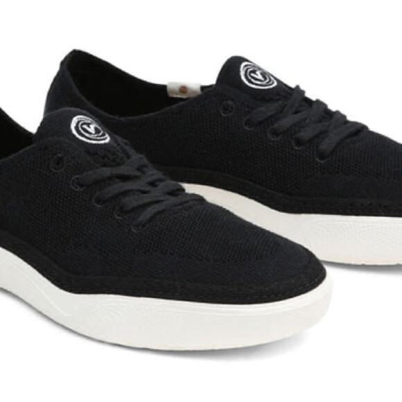 New Vans Circle Vee Organic Black & Marshmallow Mens 8.5/Women 10 Shoes Sneakers main image 13
